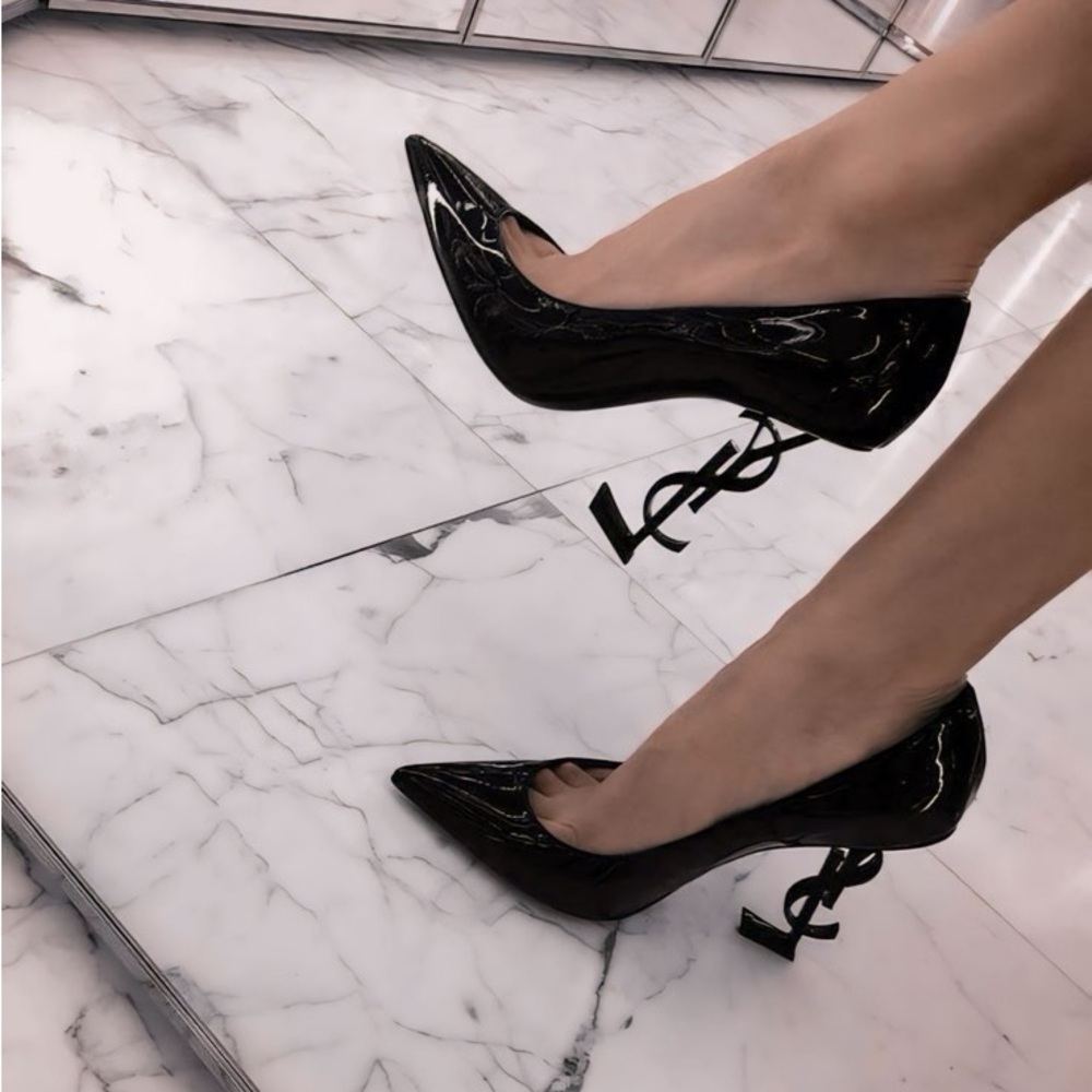 SAINT LAURENT AUTHENTIC OPYUM PATENT LEATHER